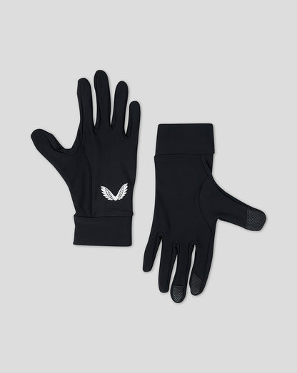 Black Onyx Performance Gloves with white wing logo and touchscreen fingertips