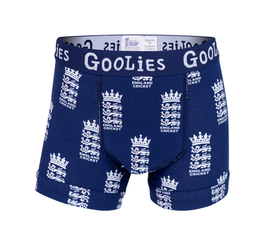 England Cricket England Cricket Junior Boxer Shorts - Navy