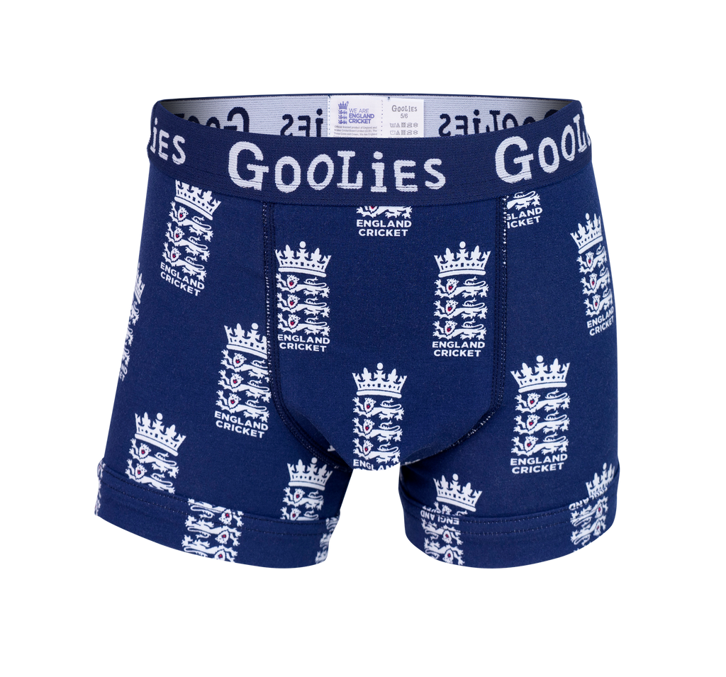 England Cricket England Cricket Junior Boxer Shorts - Navy