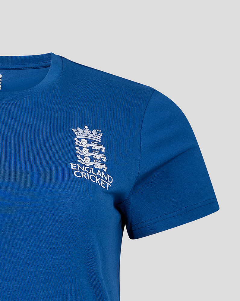 England Cricket Women's Core T Shirt - Navy