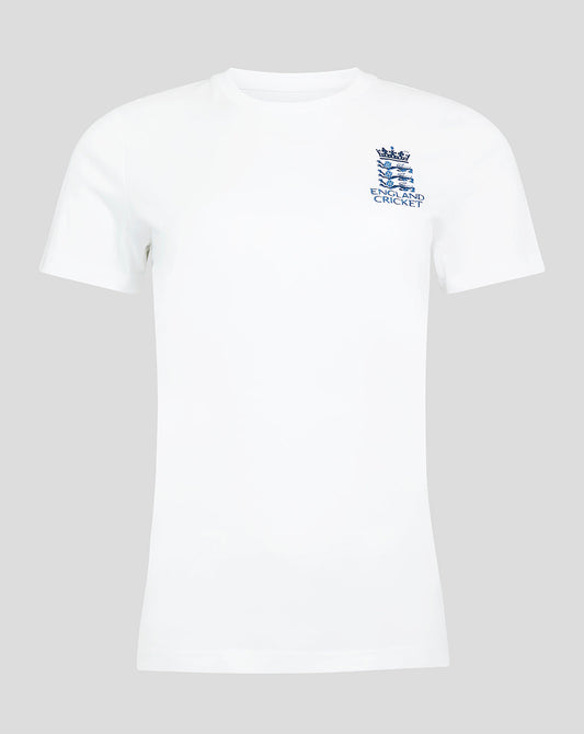 England Cricket Women's Core T Shirt - White