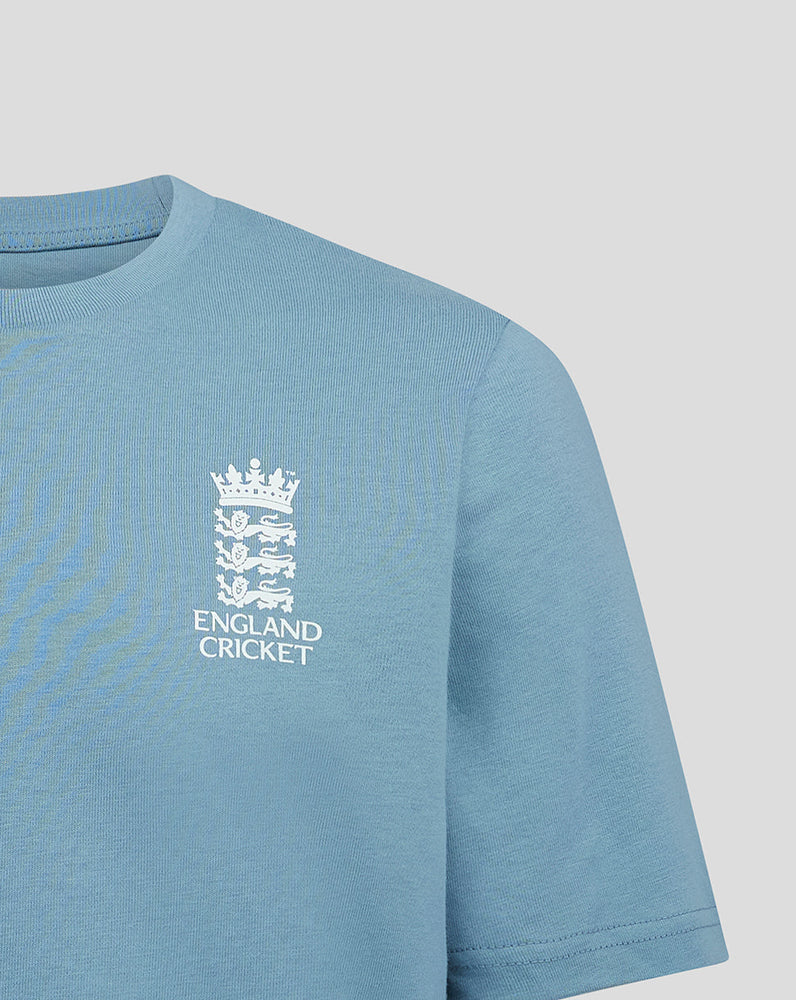 England Cricket Junior The Women's Ashes Windward T-shirt - Blue