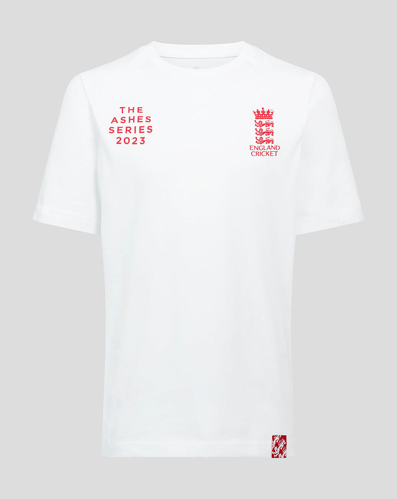England Cricket Junior The Men's Ashes T-shirt - White