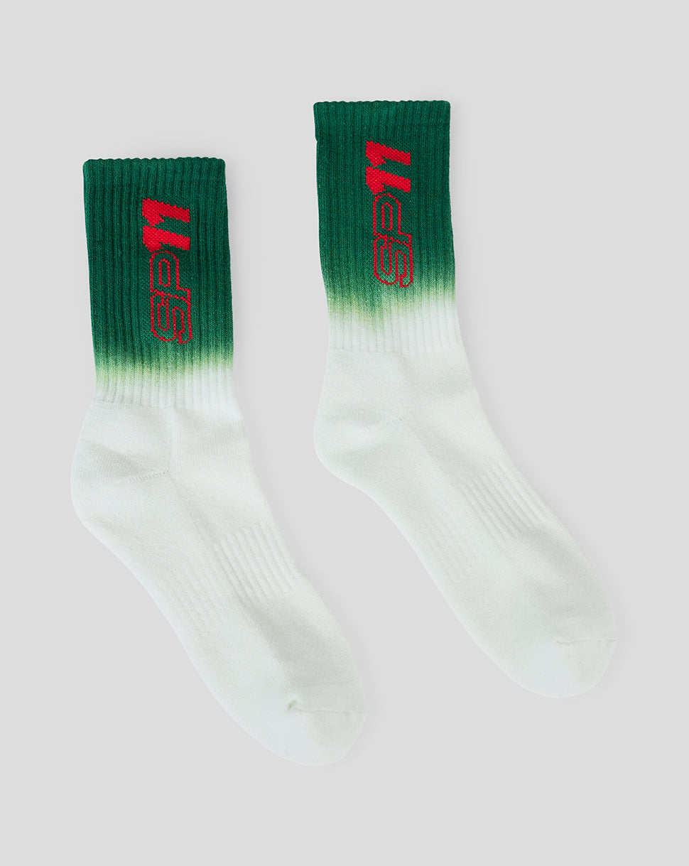 Oracle Red Bull Racing Checo Driver Socks - Green/White - Green/White