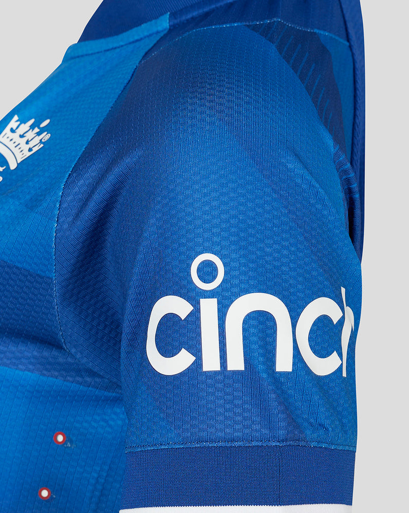 Blue England Cricket Women's ODI Shirt