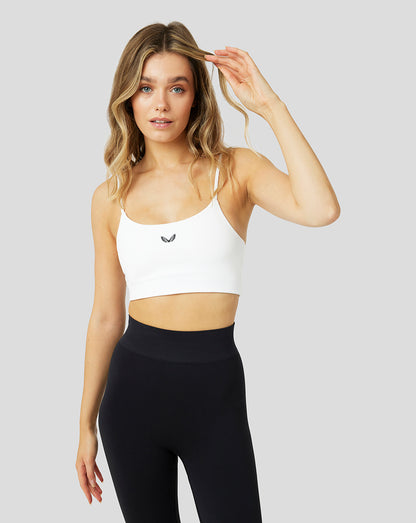 Women's White Active Sports Bra