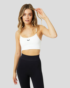 Calvin Klein Performance Women's Medium Impact Sports Bra with Removable  Cups, White, X-Small at  Women's Clothing store