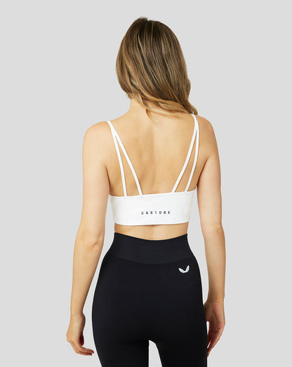 Women's White Active Sports Bra