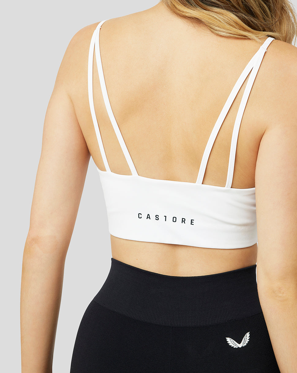 Women's White Active Sports Bra