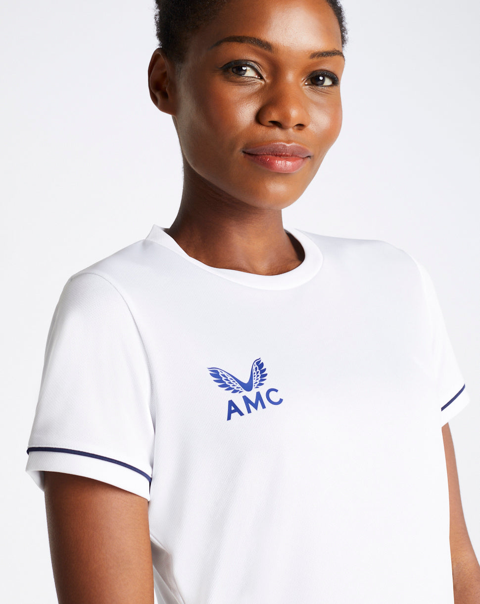 White AMC Core Women's Training Tee