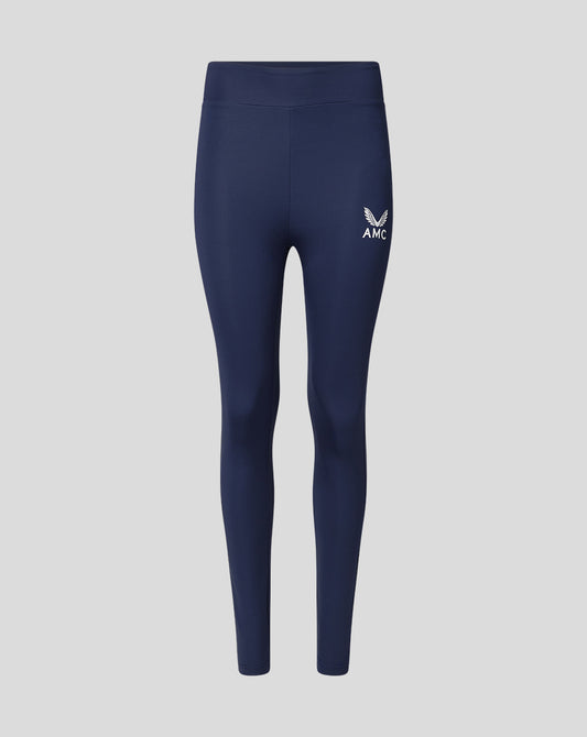 Womens navy AMC tennis leggings