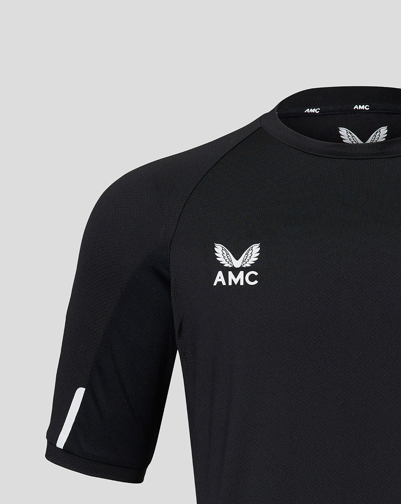 Black/White AMC Short Sleeve Performance T-Shirt