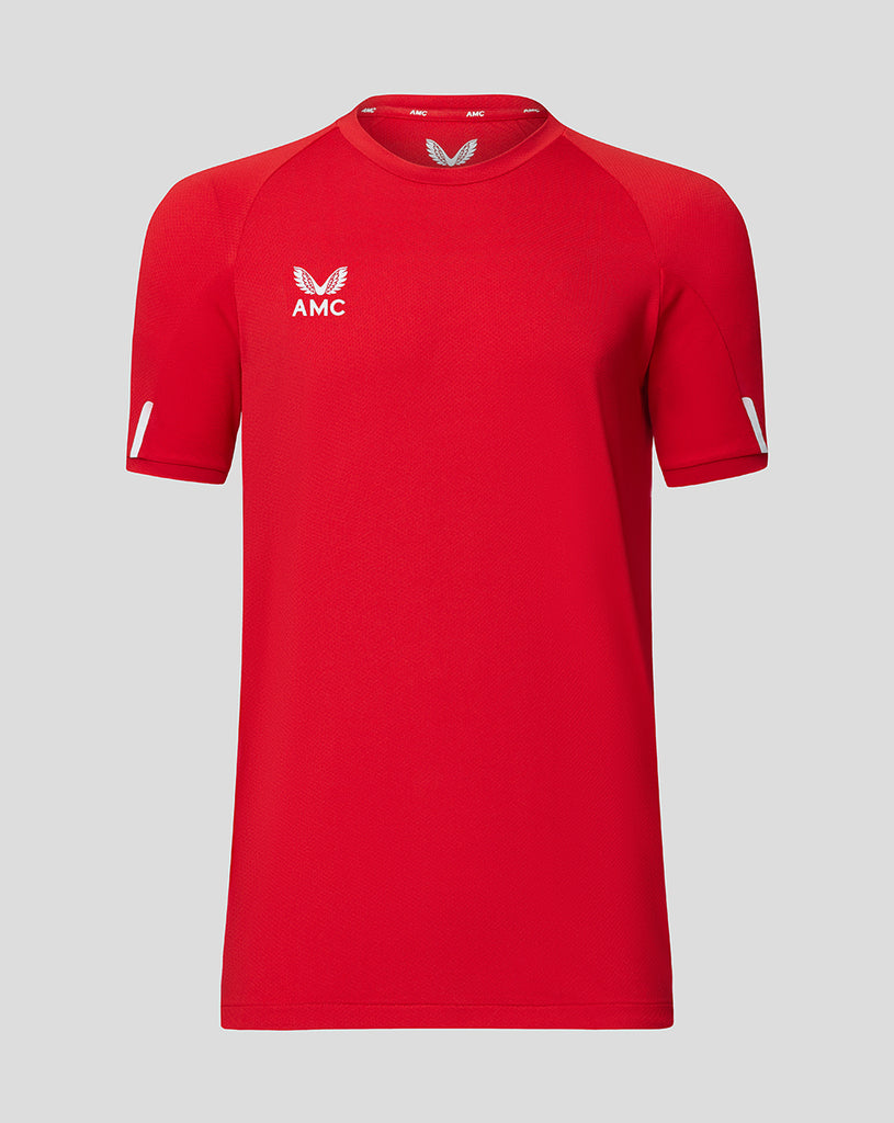 Red AMC tennis t-shirt