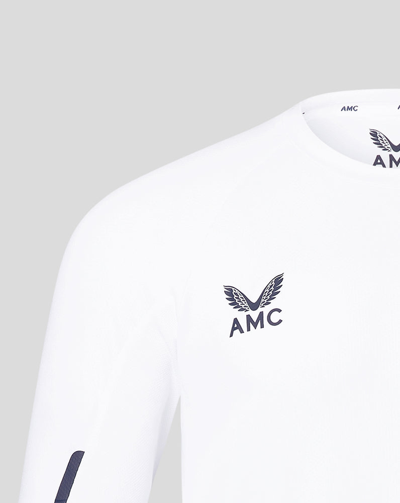 White/Navy AMC Short Sleeve Performance T-Shirt – Castore