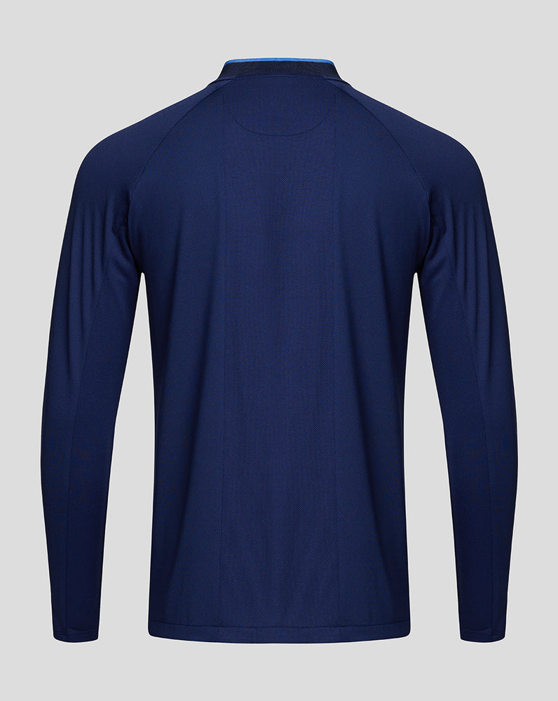 Navy/Blue AMC Long Sleeve Polo