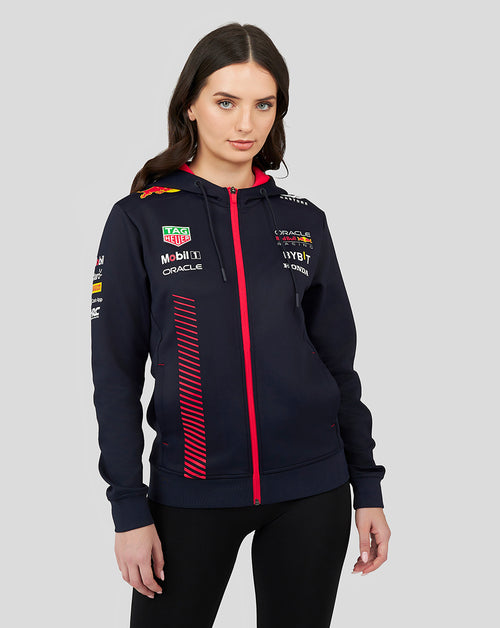 Womens navy Red Bull Racing F1 zip up hoodie