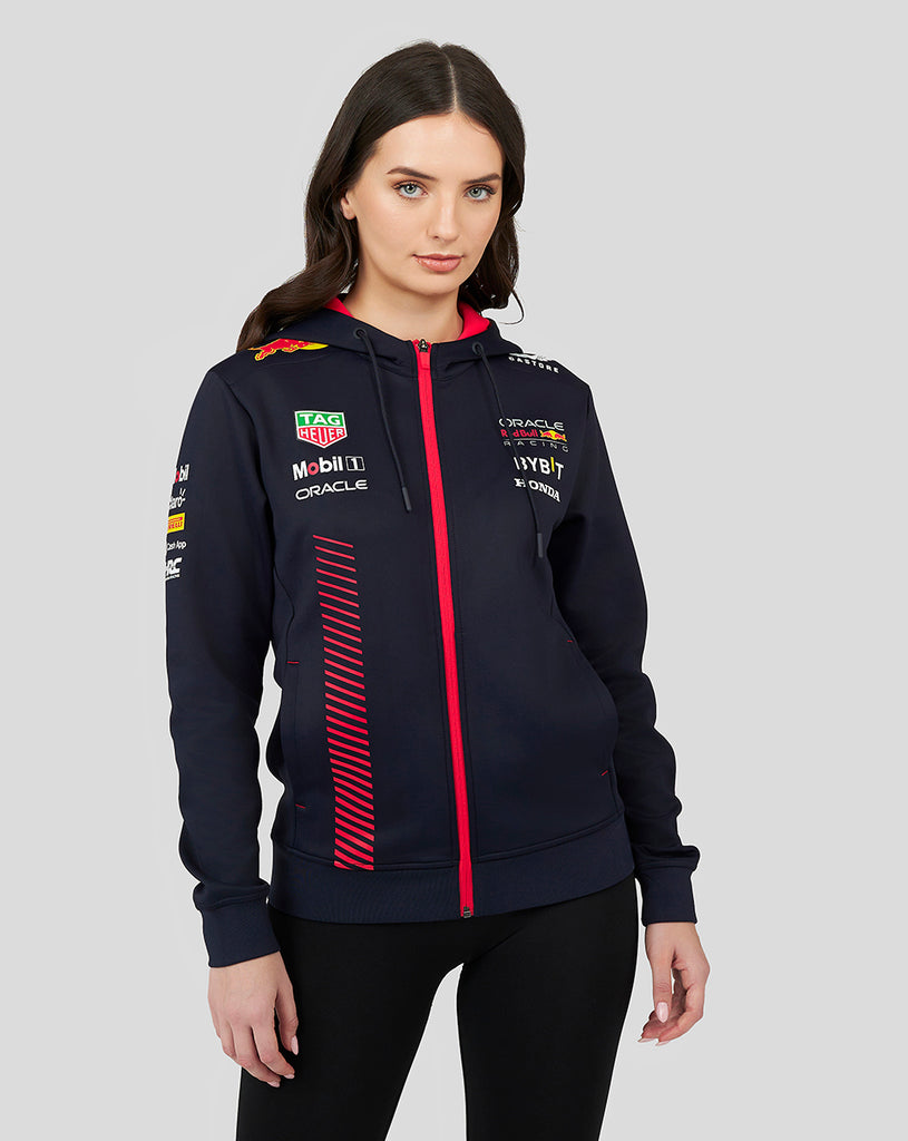 Womens navy Red Bull Racing F1 zip up hoodie