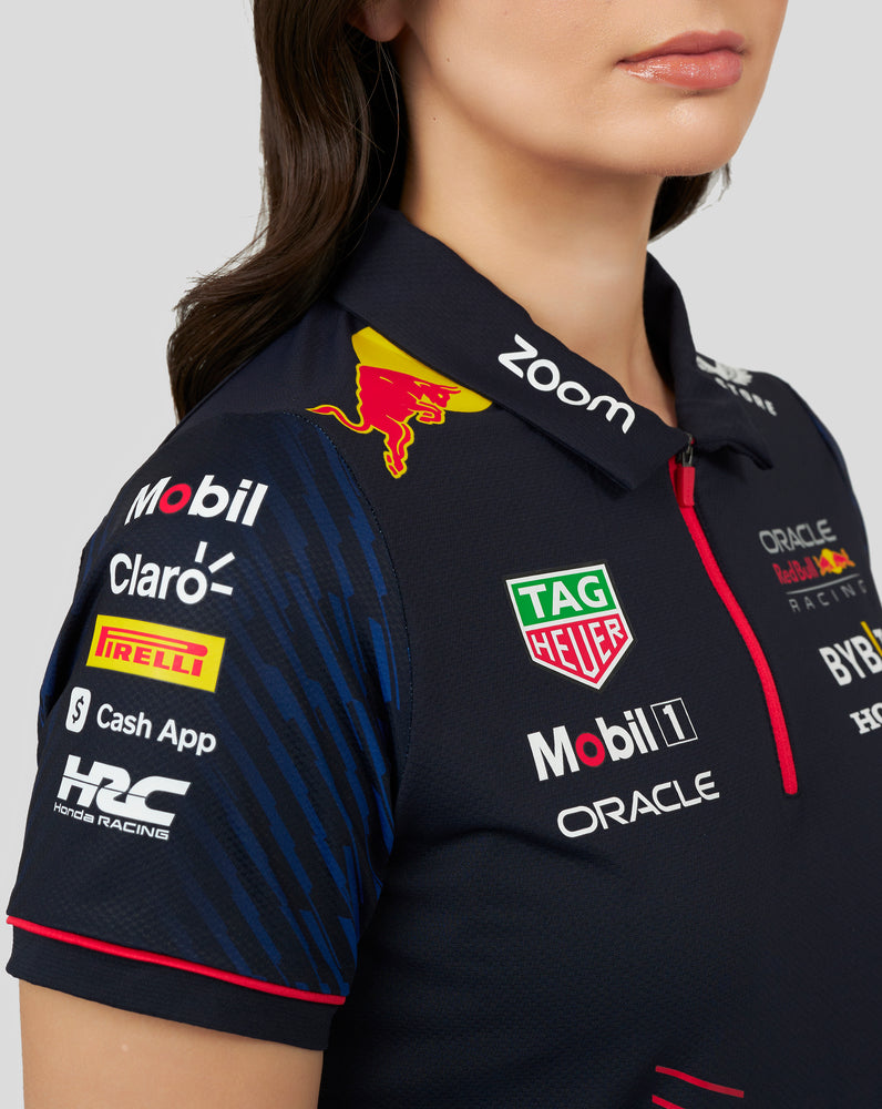 ORACLE RED BULL RACING WOMENS SS POLO SHIRT - NIGHT SKY – Castore
