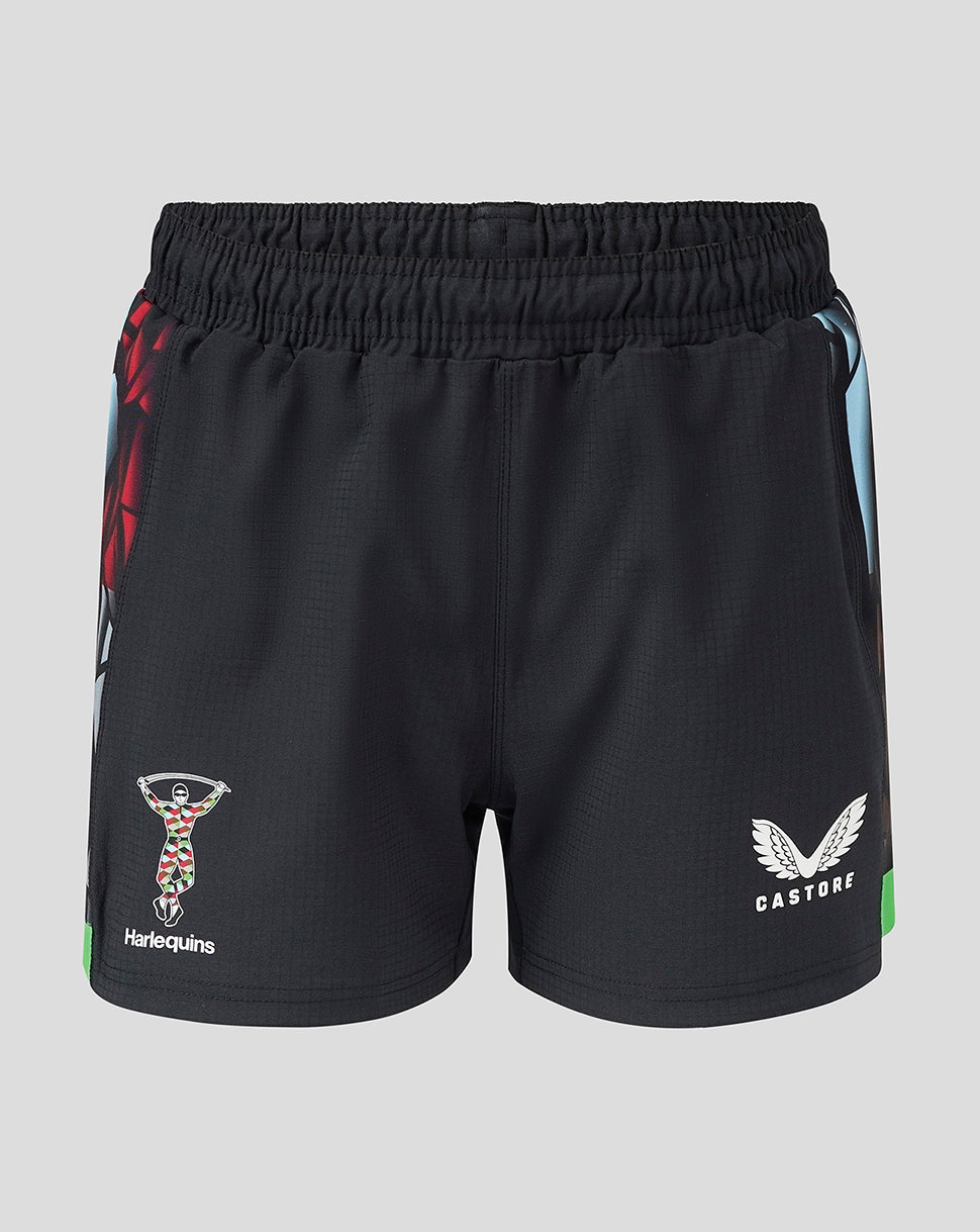 Harlequins Women's 23/24 Big Game Shorts - Black/Green