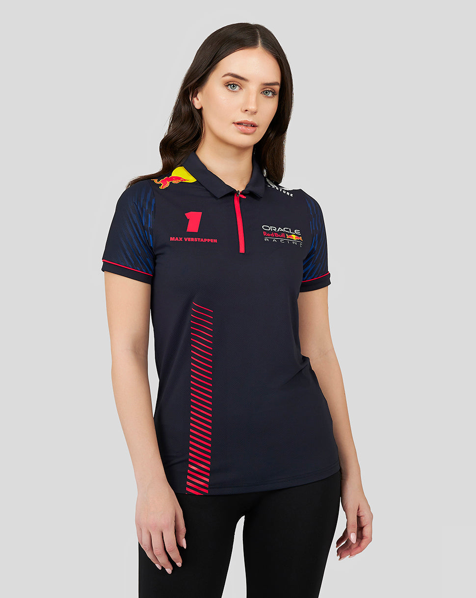 Oracle Red Bull Racing Womens ss Polo Shirt Driver Max Verstappen - Night Sky - Night Sky