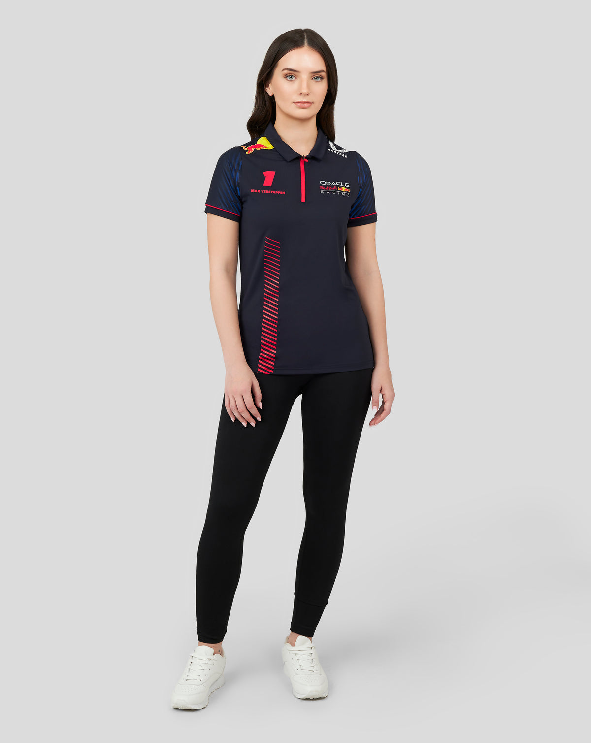 Oracle Red Bull Racing Womens ss Polo Shirt Driver Max Verstappen - Night Sky - Night Sky