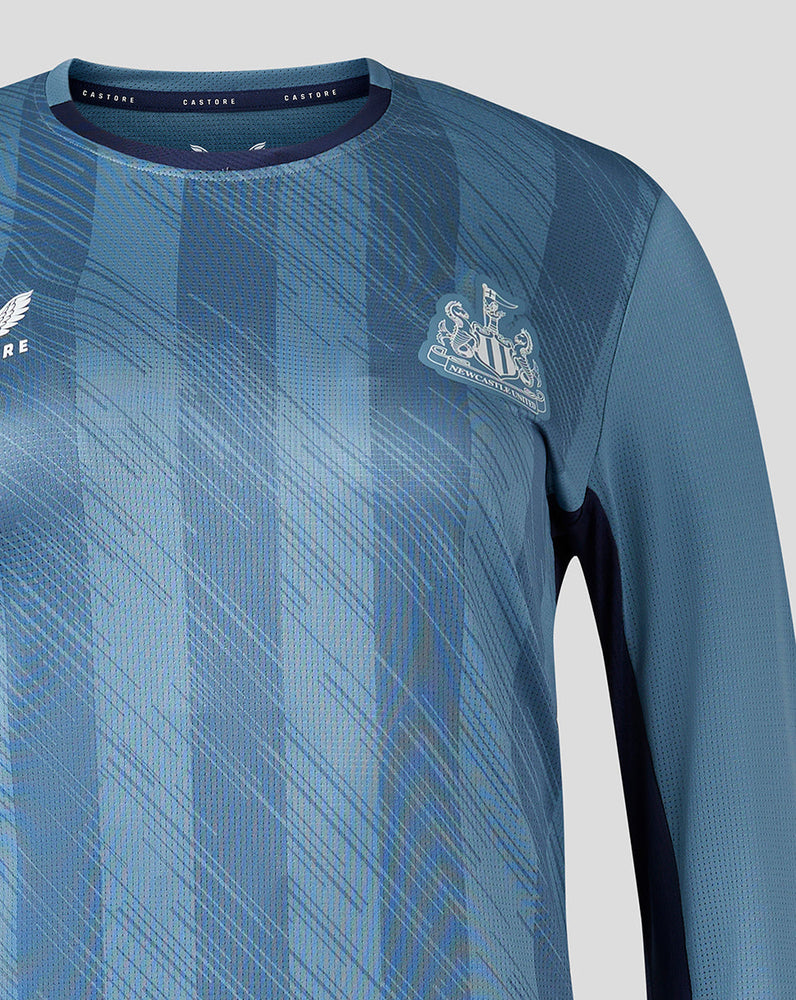 Newcastle United Women's 23/24 Players Long Sleeve Training T-Shirt - Blue