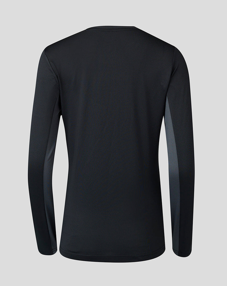 Newcastle United Women's 23/24 Coaches Long Sleeve Training T-Shirt - Black