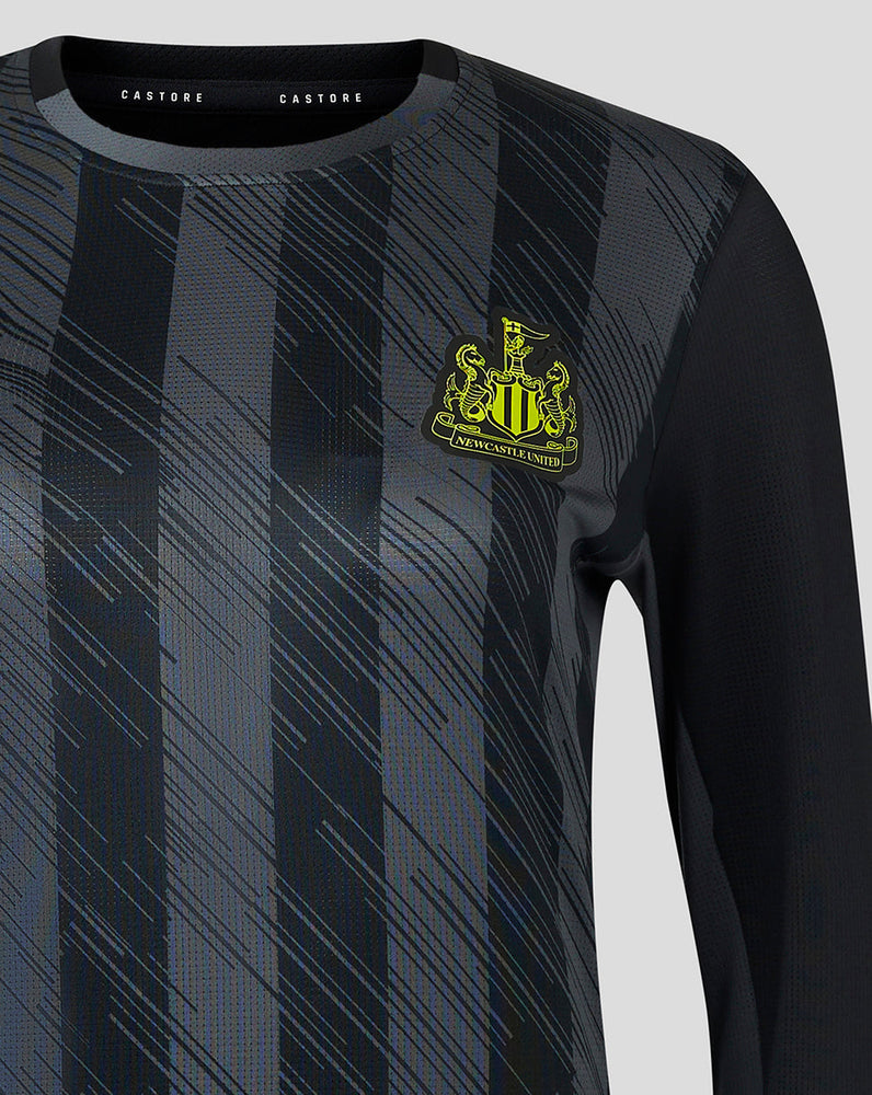 Newcastle United Women's 23/24 Coaches Long Sleeve Training T-Shirt - Black