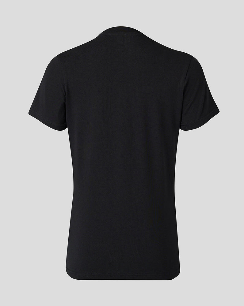 Newcastle United Women's 23/24 Coaches Travel T-Shirt - Black