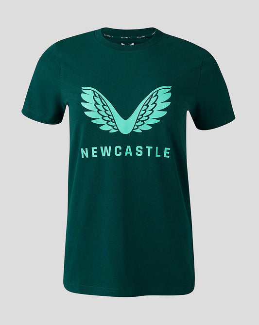 Newcastle United Women's 23/24 Players Travel T-Shirt - Green