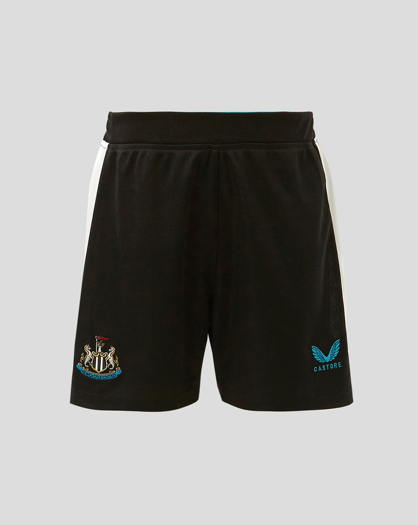 Black Newcastle united home kit shorts 2022/23 junior