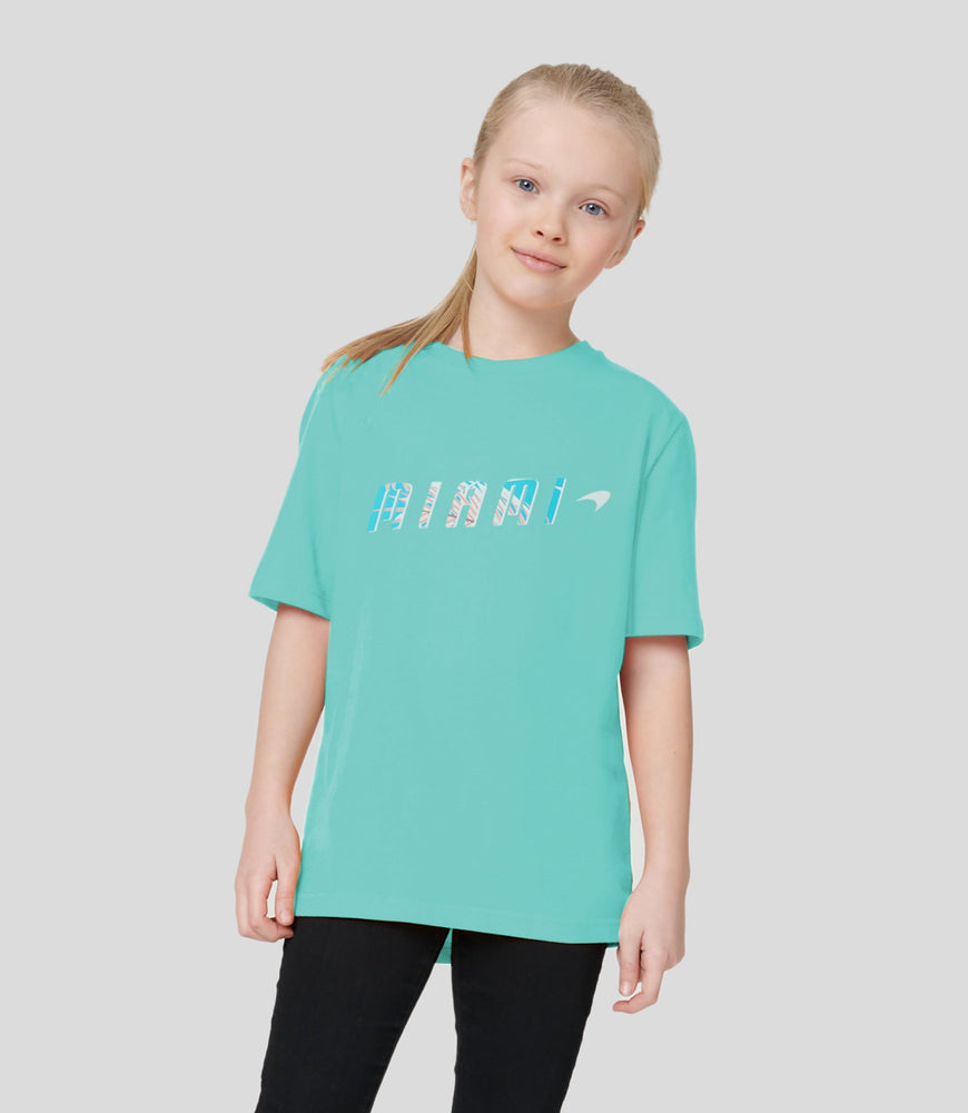 Aqua Junior McLaren Miami Palm T-Shirt