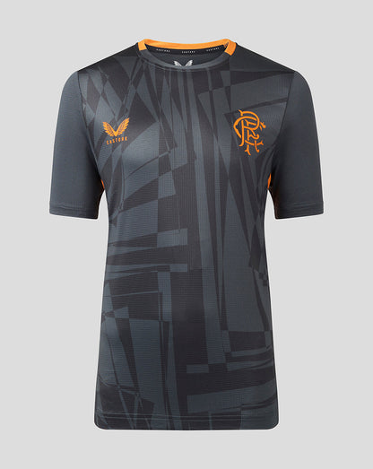 Rangers Junior 23/24 Training T-Shirt - Grey/Orange