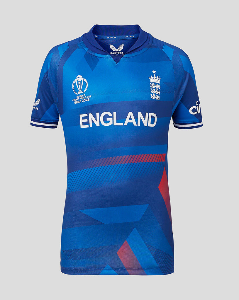 England Cricket Junior ODI World Cup Replica Short Sleeve Shirt