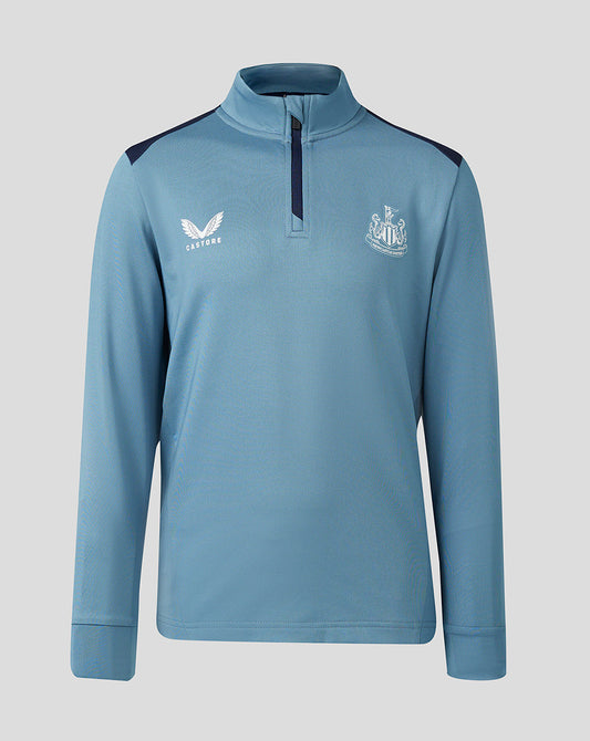 Newcastle United Junior 23/24 Players Training 1/4 Zip - Blue