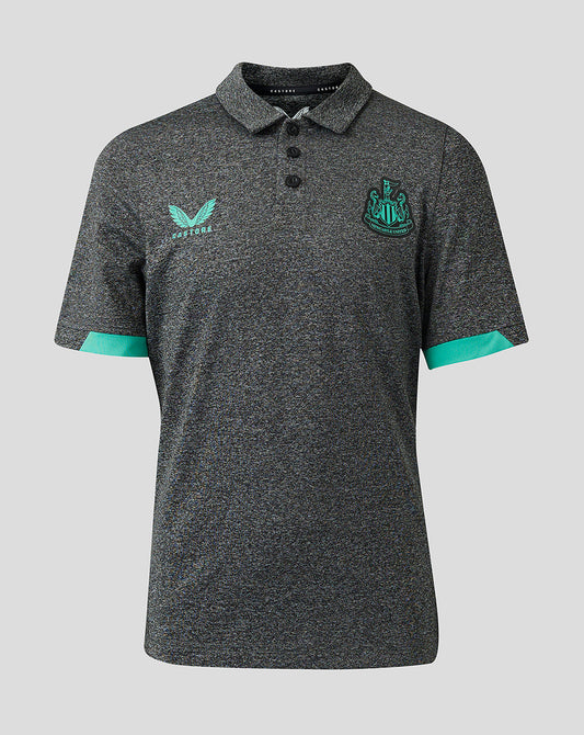 Newcastle United Junior 23/24 Coaches Travel Polo - Grey