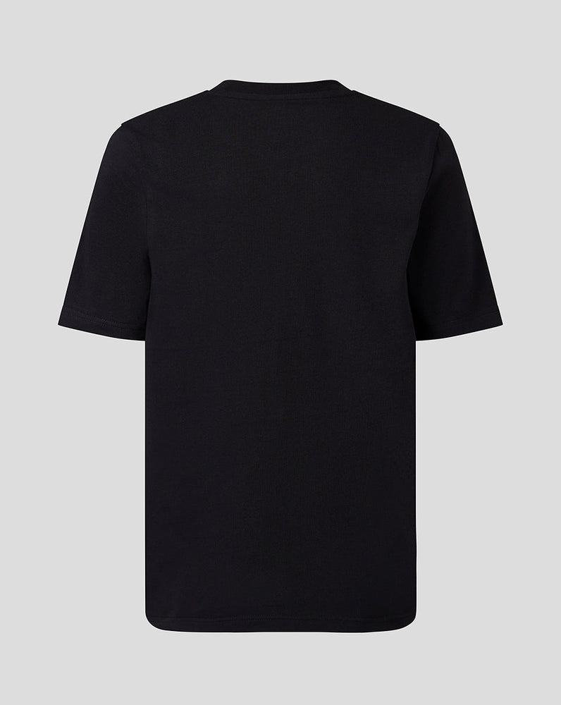 Newcastle United Junior 23/24 Coaches Travel Logo T-Shirt - Black