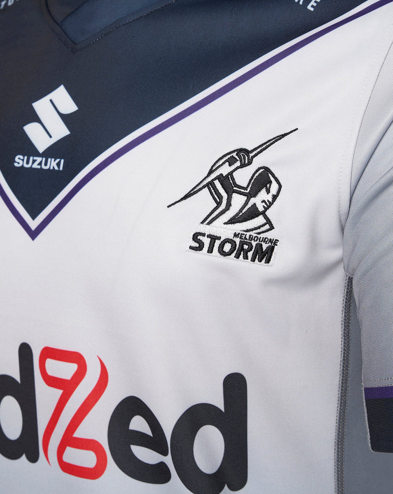 White Melbourne Storm 2022 Away Jersey