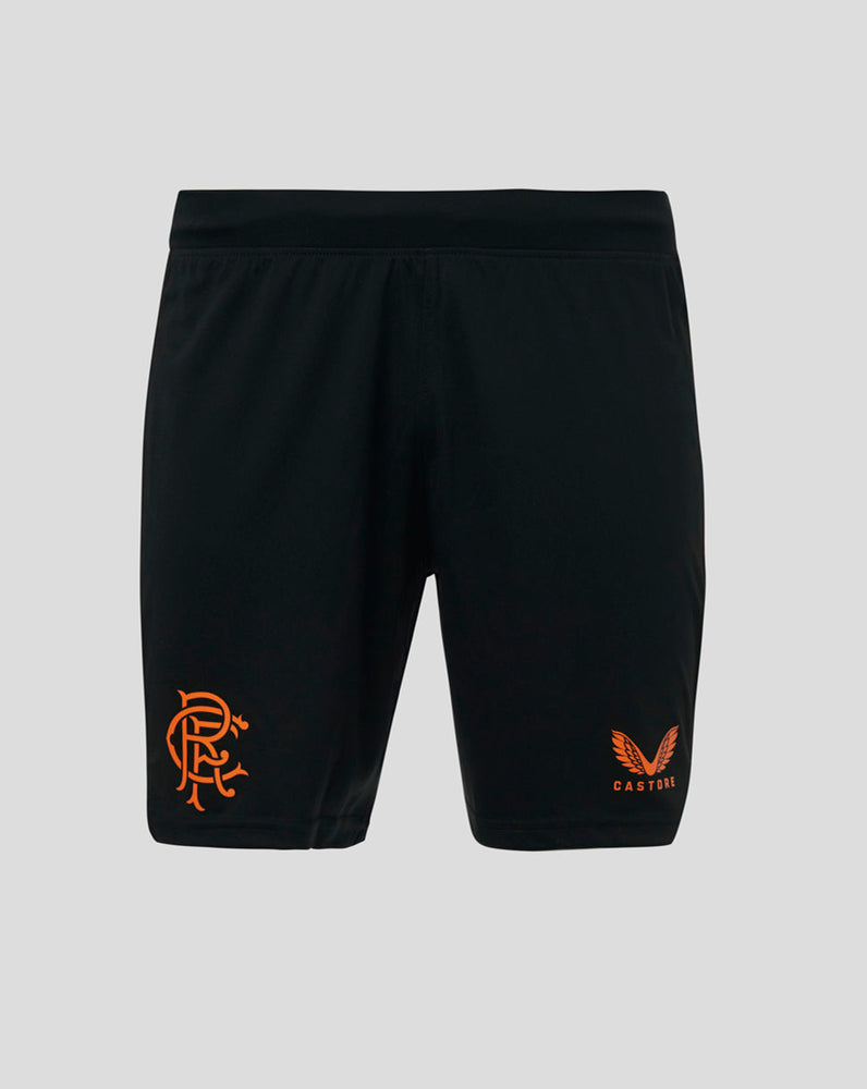 Rangers FC 22/23 Men's Matchday Shorts - Black/Orange