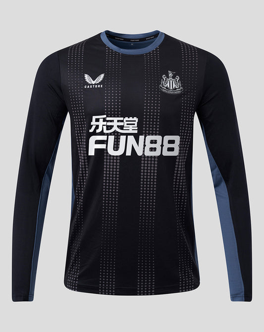 Black Newcastle long sleeve training top