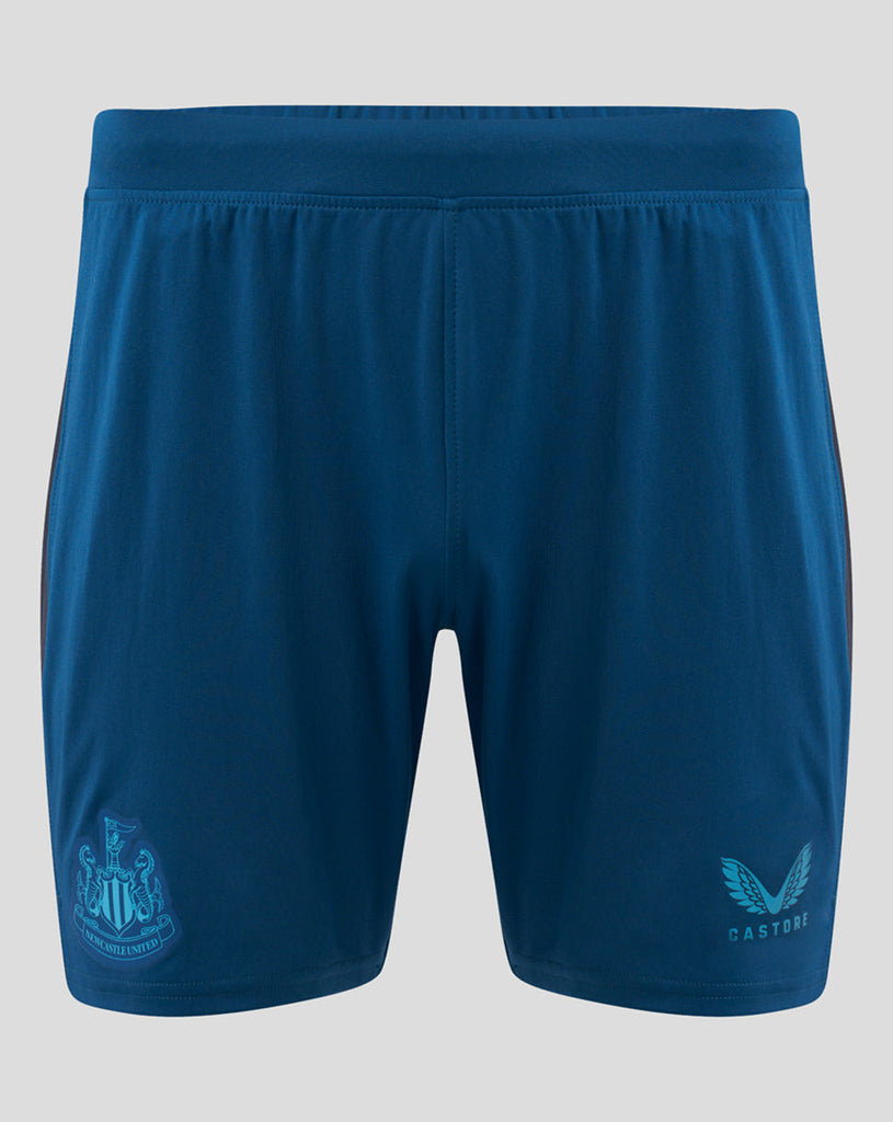 Junior blue Newcastle United training shorts