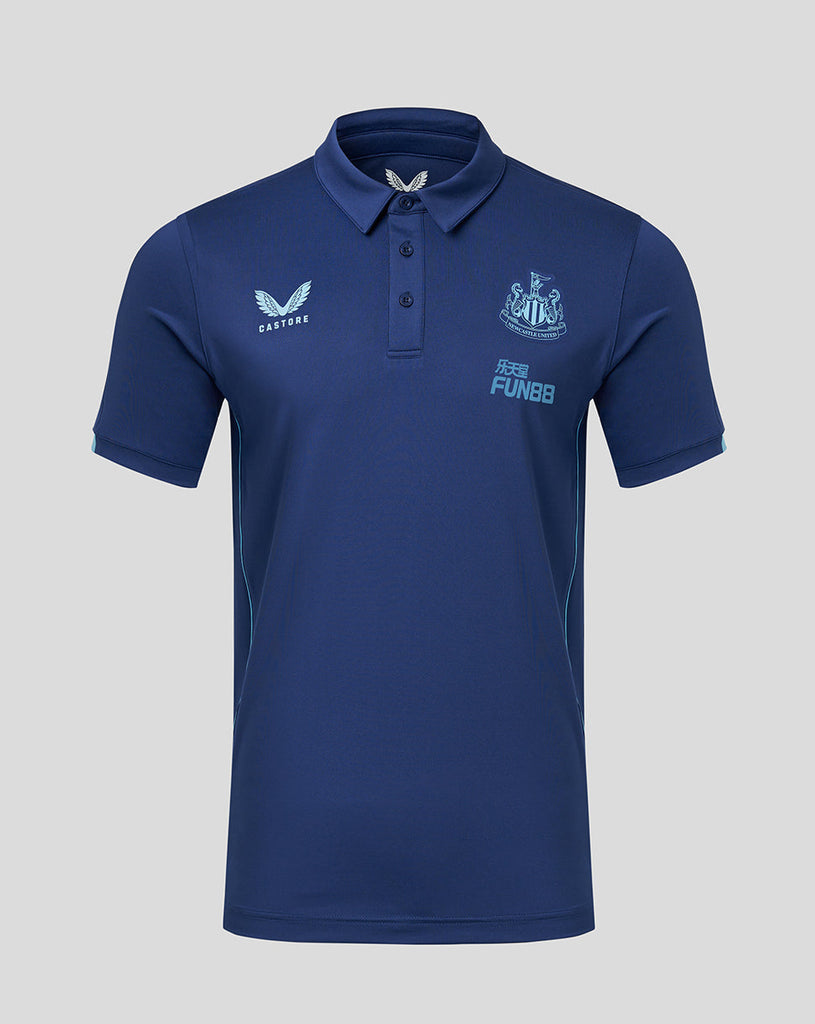 Blue Newcastle United polo shirt