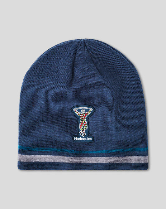 Navy Harlequins Beanie