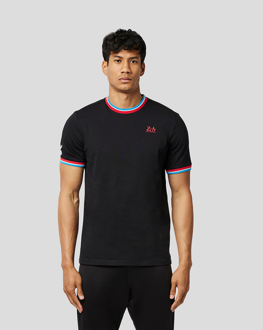 Black Le Mans Cotton Tee