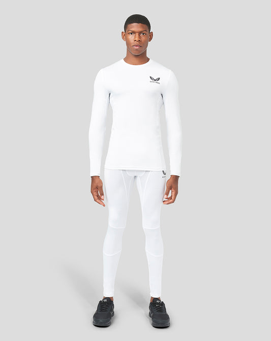 White Long Sleeve Baselayer Top