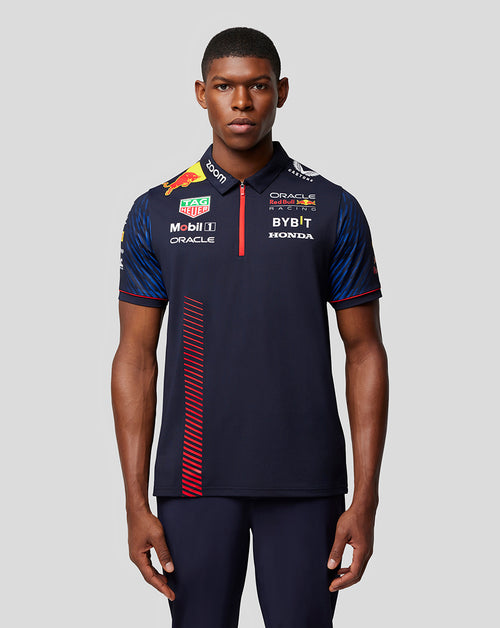 Navy Red Bull Racing short sleeve F1 polo shirt