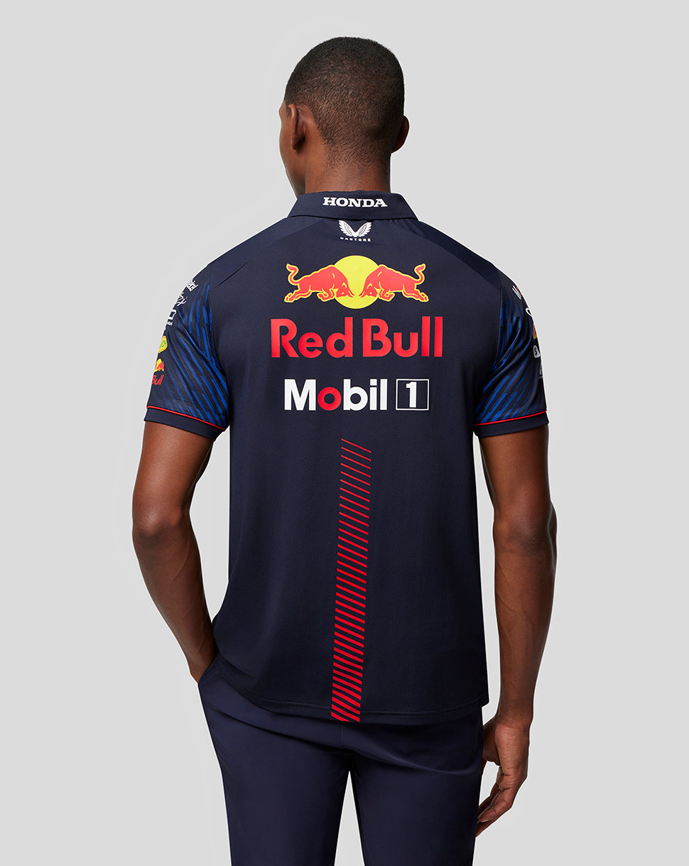 Men's Oracle Red Bull Racing Short Sleeve Polo Shirt - Night Sky - Night Sky