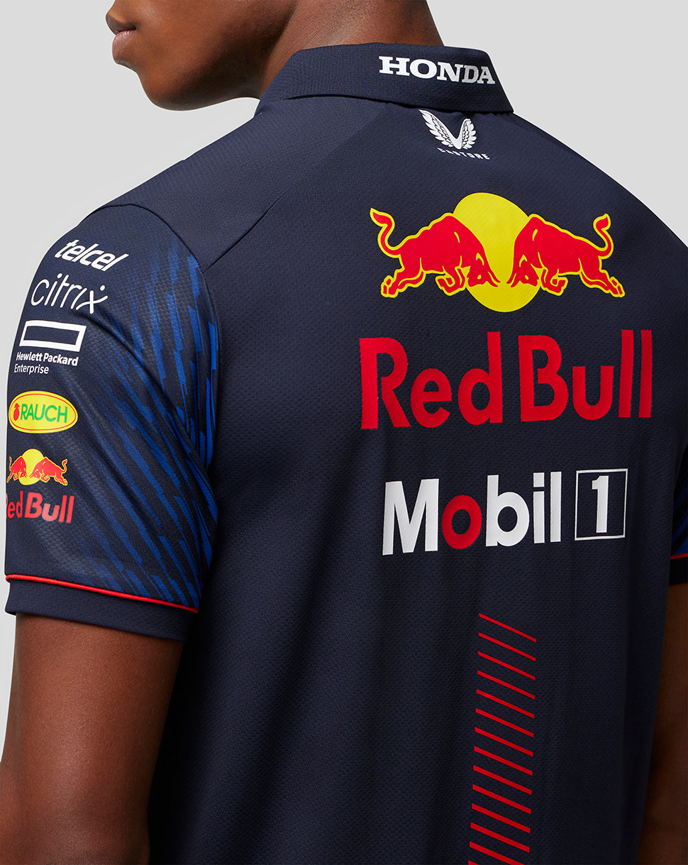 Men's Oracle Red Bull Racing Short Sleeve Polo Shirt - Night Sky - Night Sky