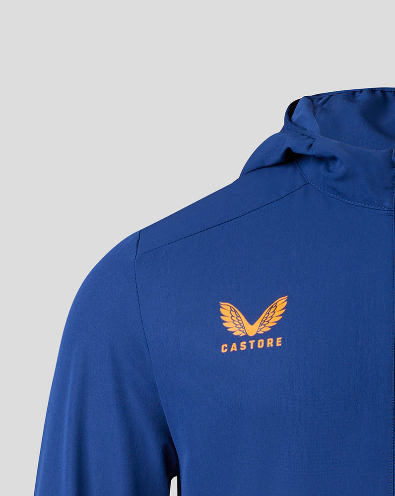 Rangers Men's 23/24 Coaches Hooded Travel Jacket - Blue – Castore