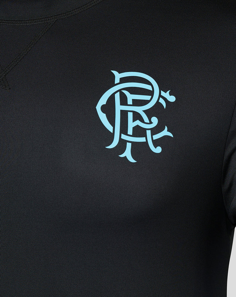Rangers Men's 23/24 Players Travel T-Shirt - Black